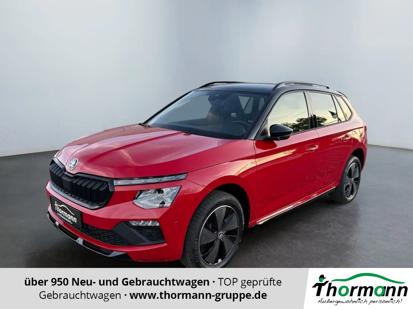 Skoda Kamiq Monte Carlo 1.5 TSI Sitzheiz.,Panoramadach Rot - 1