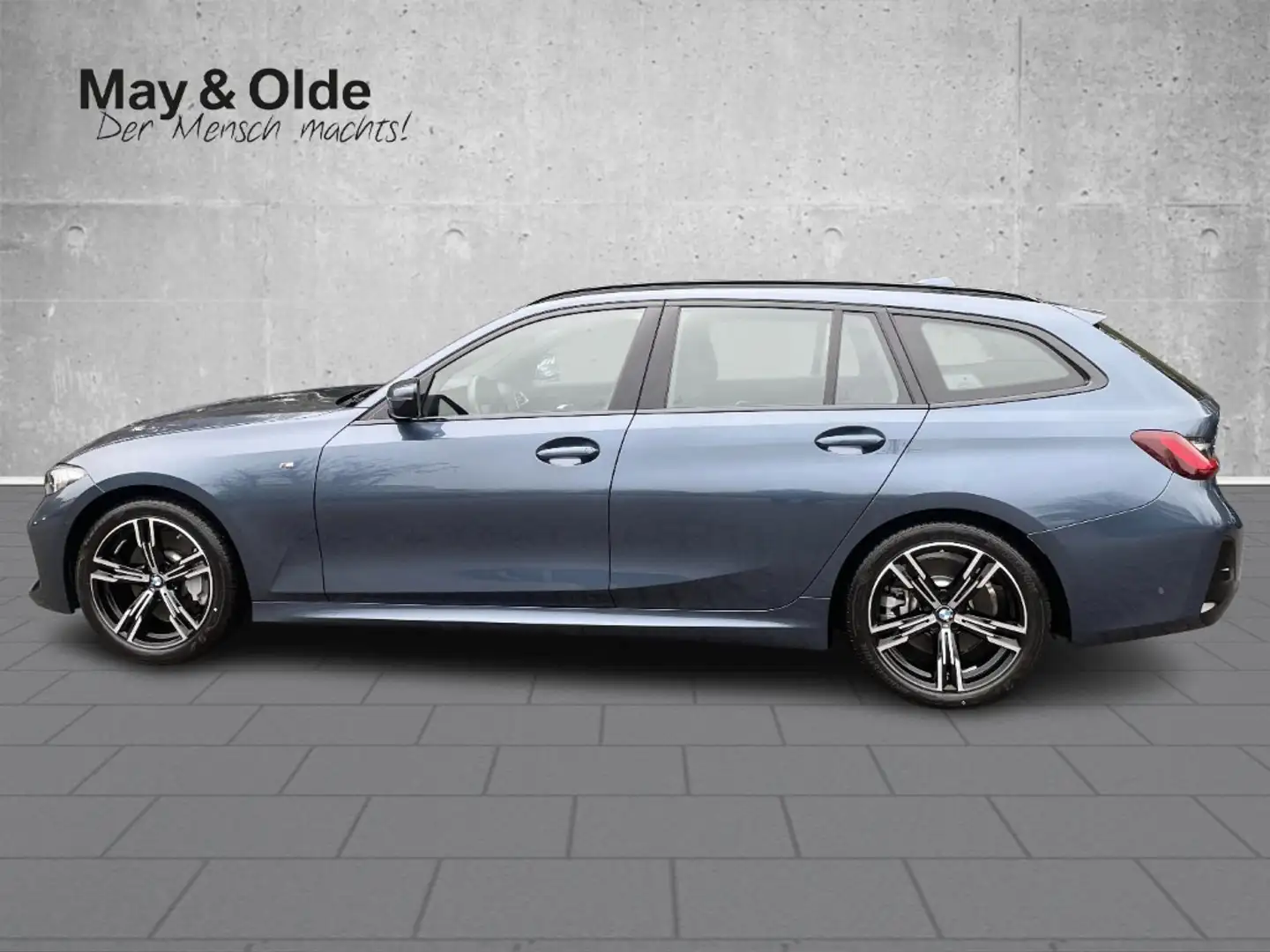 BMW 330 i xDrive M Sport Navi LED ACC El. Heckklappe 3-Zon Blau - 2