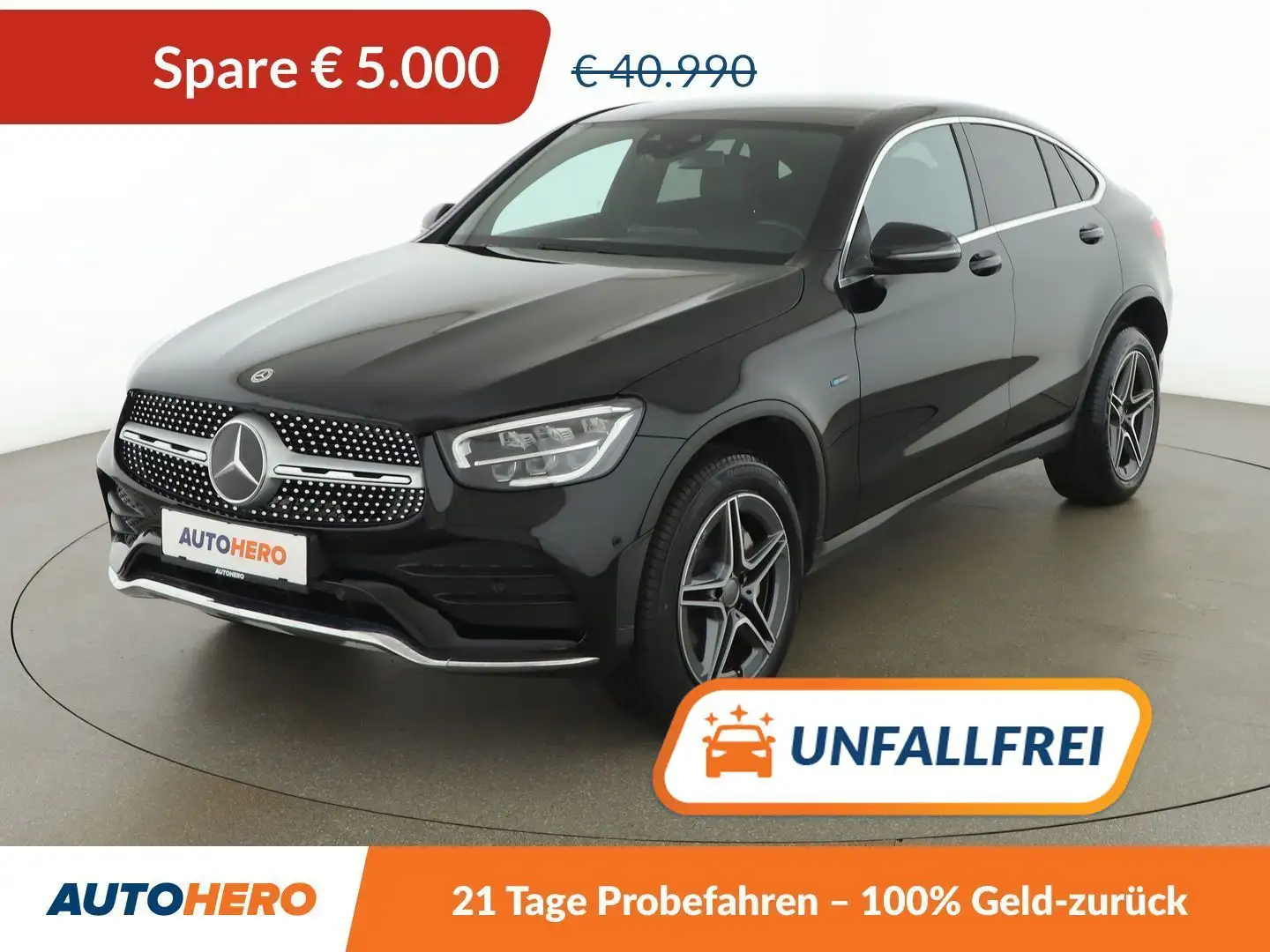 Mercedes-Benz GLC 300 GLC 300de 4Matic AMG Line Schwarz - 1