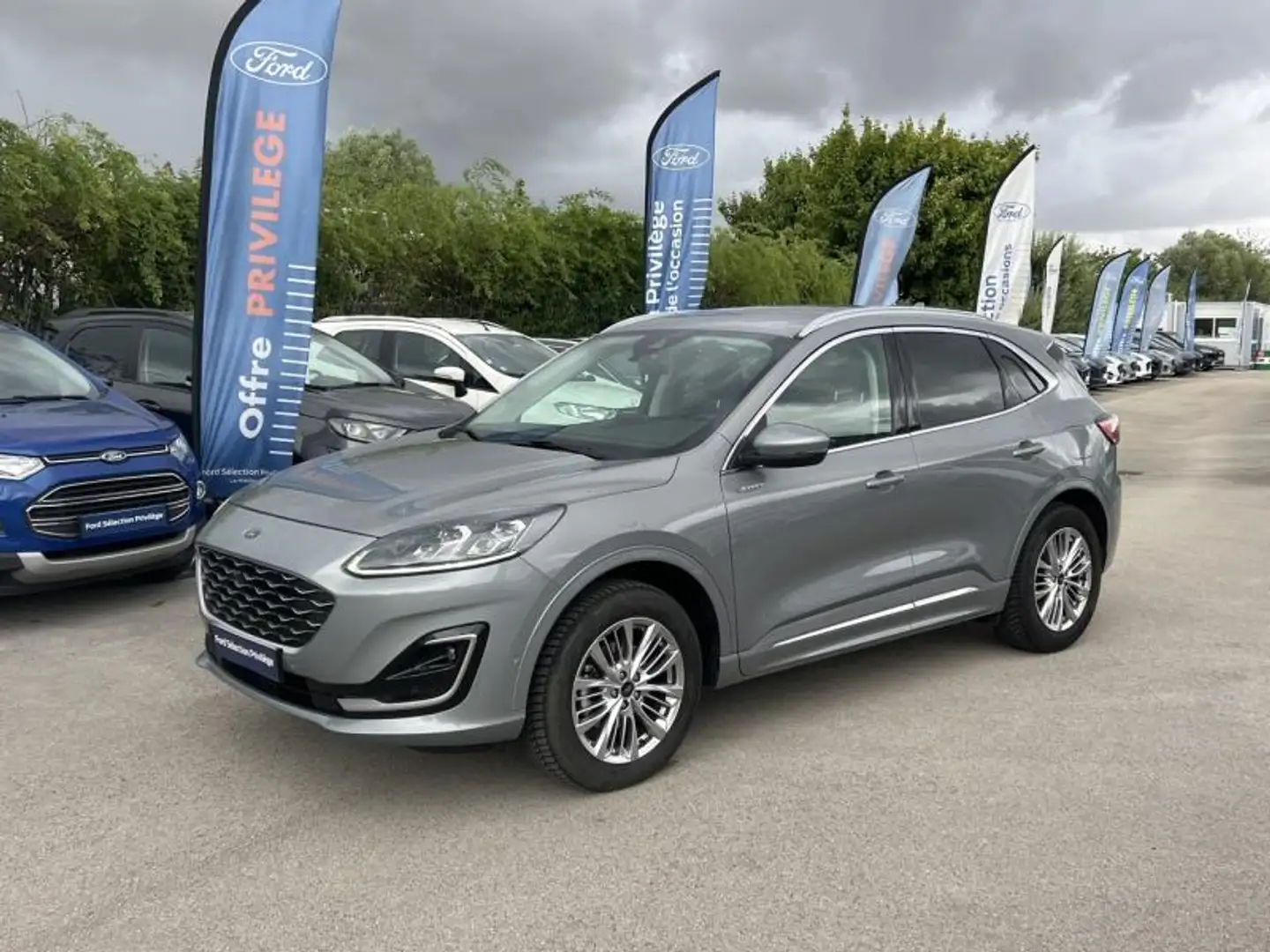 Ford Kuga 2.5 Duratec 190ch FHEV Vignale BVA i-AWD Gris - 1