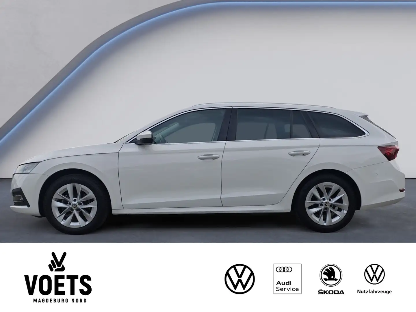 Skoda Octavia Combi 2.0TDI STYLE LED+Navi+Sitzhzg.+PDC Weiß - 2