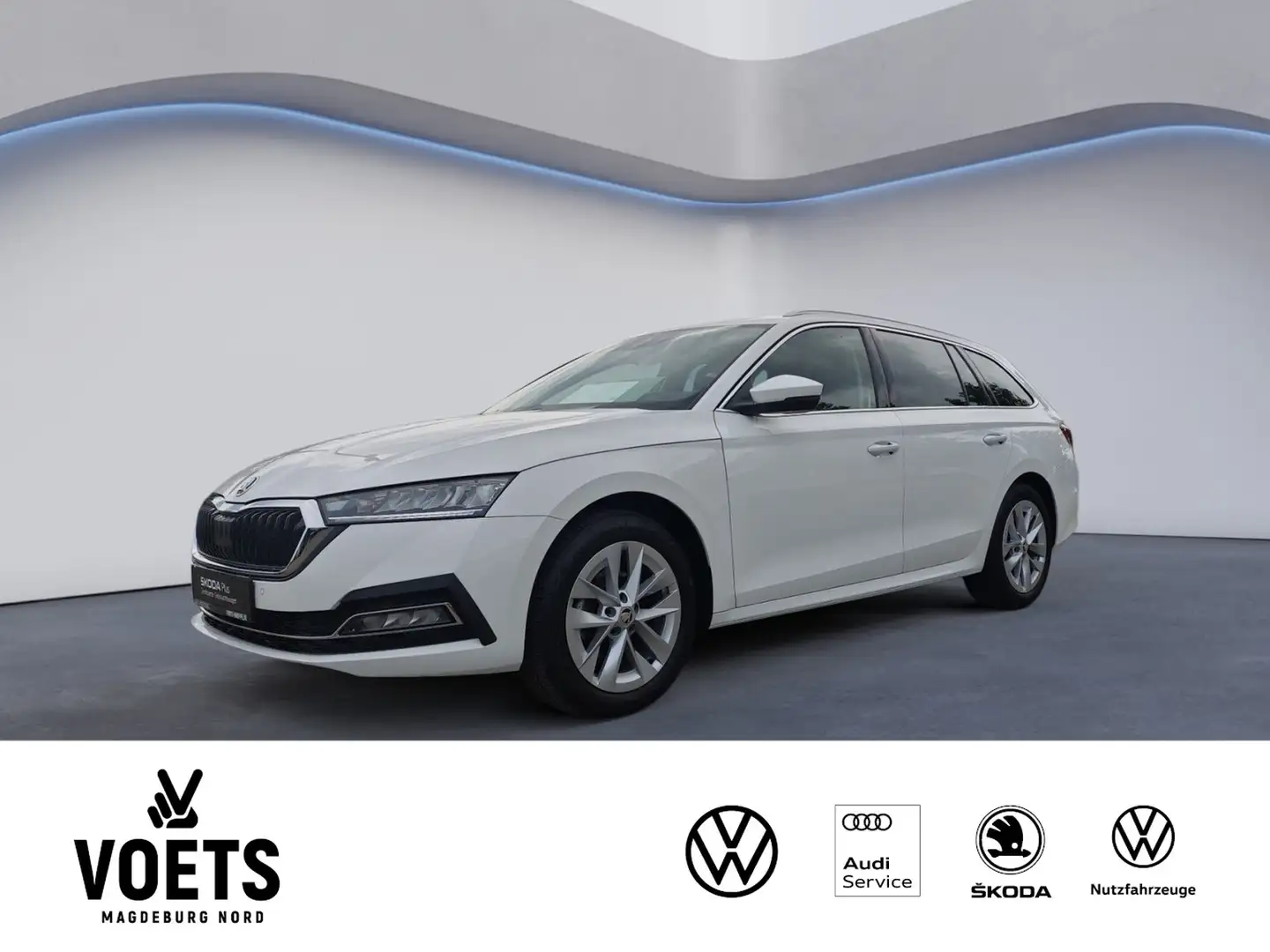 Skoda Octavia Combi 2.0TDI STYLE LED+Navi+Sitzhzg.+PDC Weiß - 1