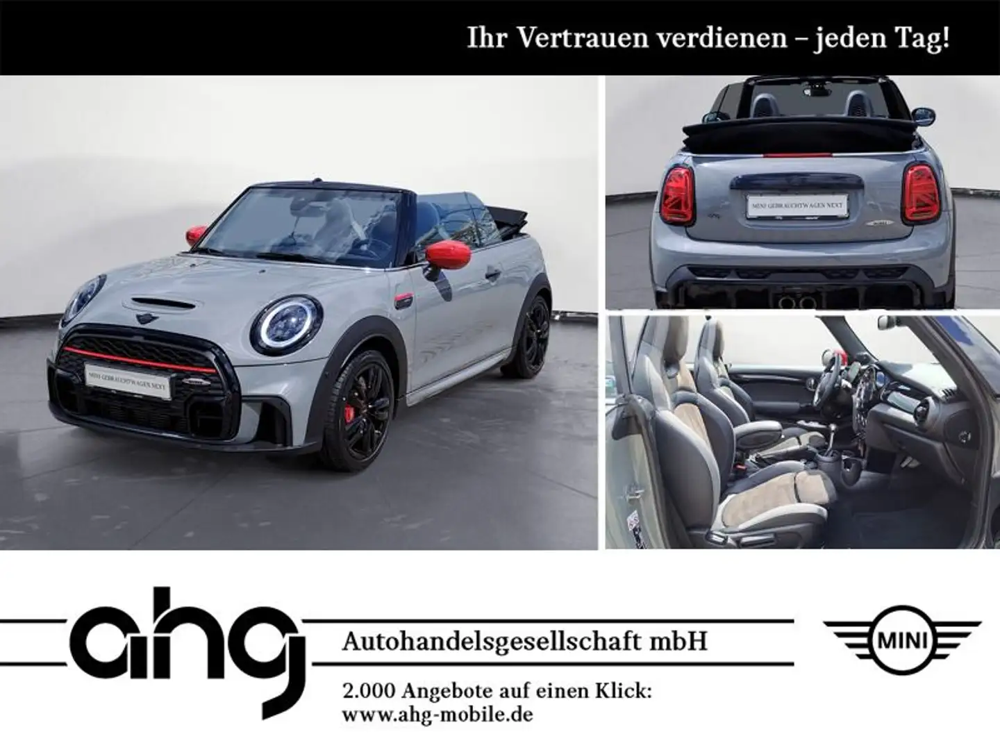 MINI John Cooper Works Cabrio JCW Cabrio John Cooper Works Trim EDC Klimaaut. Grijs - 1