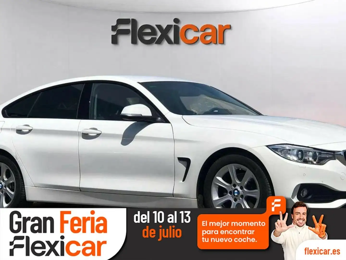 BMW 420 420d Gran Coupe Blanc - 1