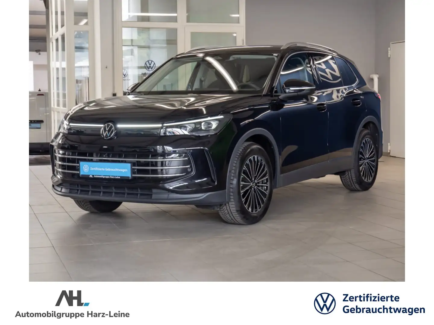 Volkswagen Tiguan ELEGANCE eTSI+AHK+LED-MATRIX+360°KAMERA+NAVI+TRAVE Zwart - 1