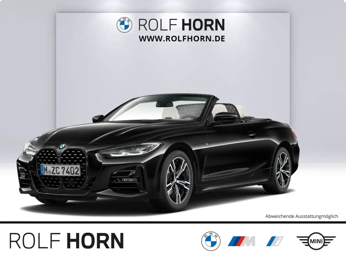 BMW 430 i Cabrio M Sportpaket Navi HiFi LED Sitzhzg Schwarz - 1