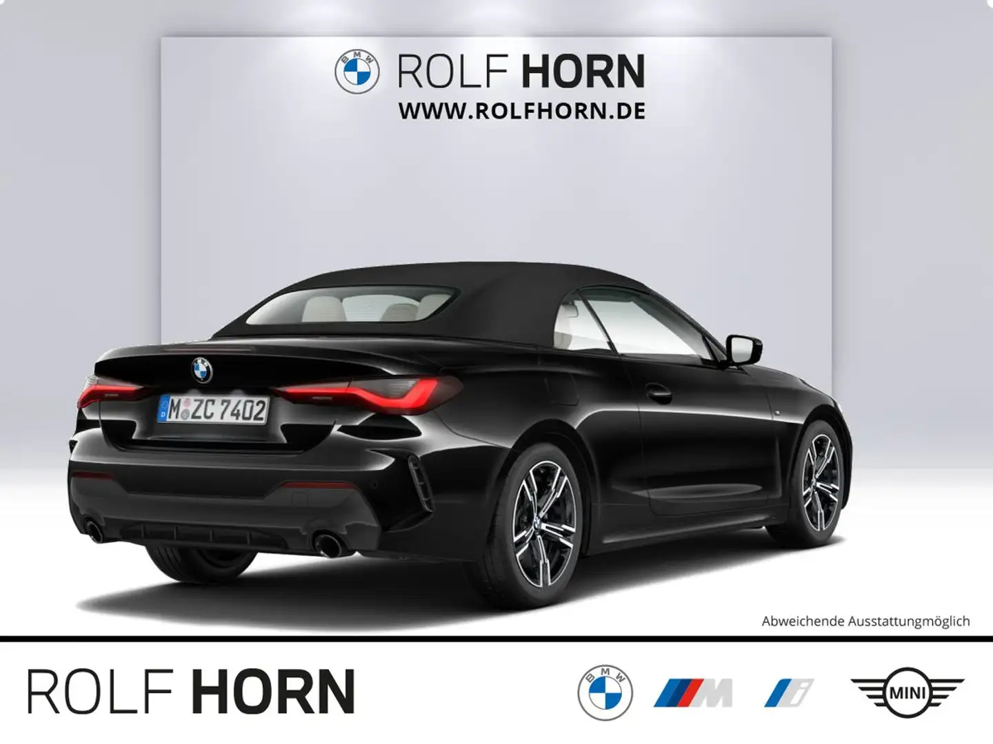 BMW 430 i Cabrio M Sportpaket Navi HiFi LED Sitzhzg Schwarz - 2