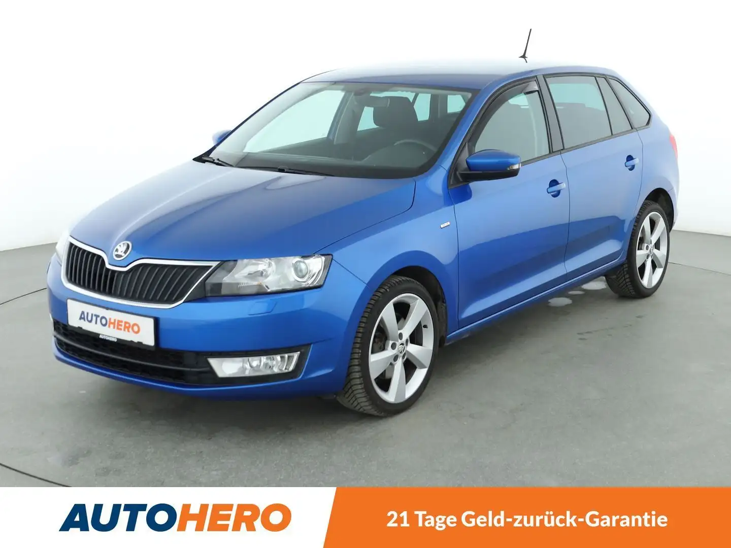 Skoda Rapid/Spaceback 1.2 TSI Drive*TEMPO*SHZ*PDC* Blau - 1