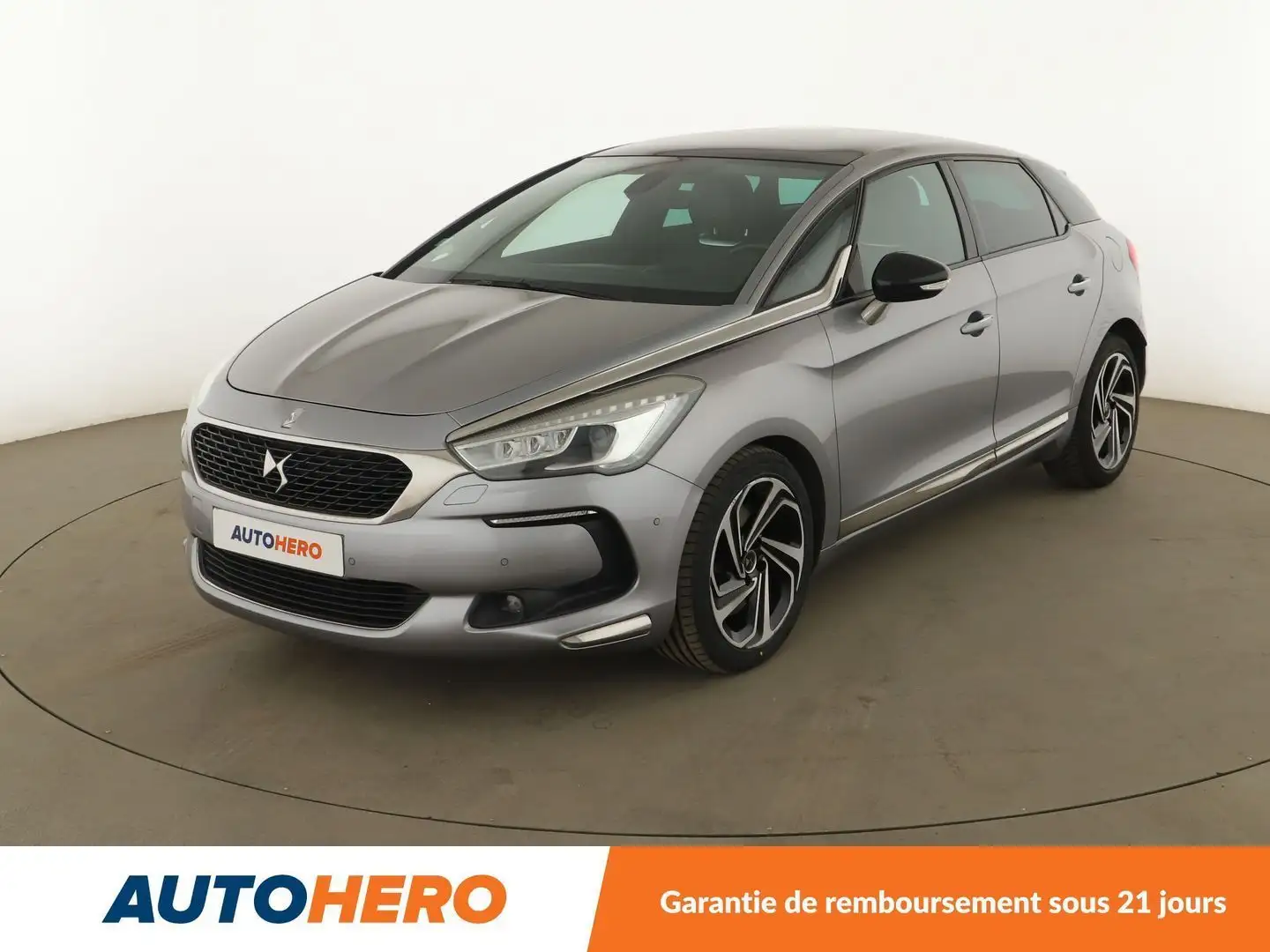 DS Automobiles DS 5 2.0 Blue-HDi Sport Chic EAT6 Gris - 1