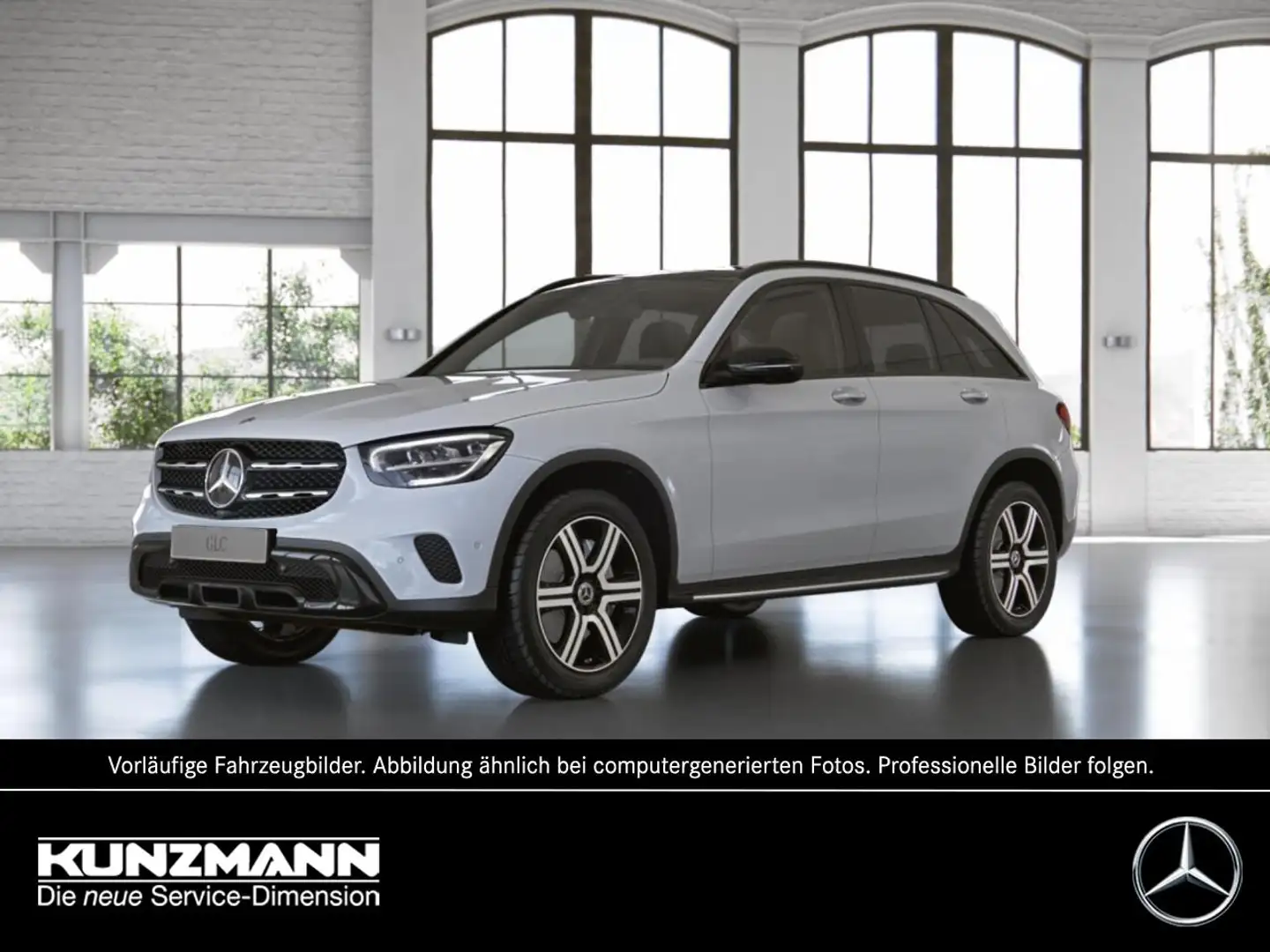 Mercedes-Benz GLC 300 de 4M Exclusive Night AHK Panorama 360° Weiß - 1