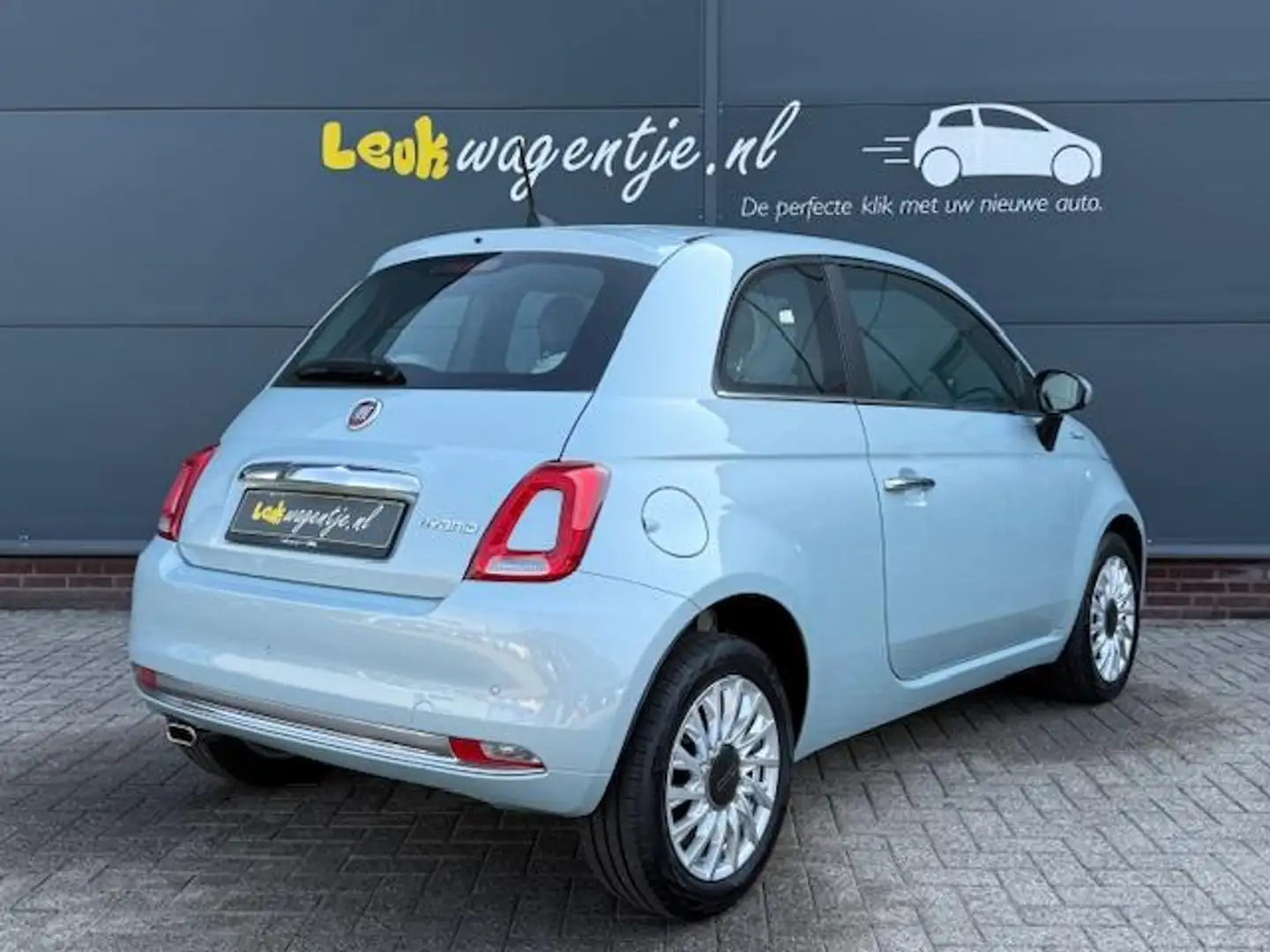 Fiat 500 1.0 Hybrid Dolcevita *carplay *cruise *eerste eig. Blauw - 2