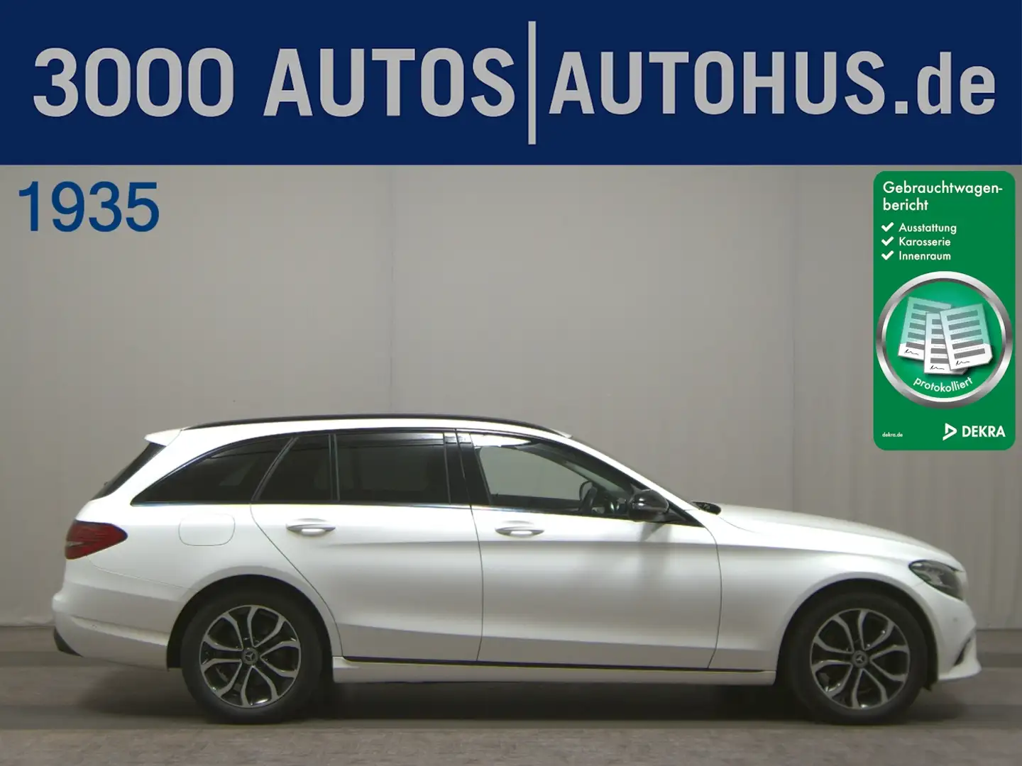 Mercedes-Benz C 200 T d  Avantgarde Navi LED Burmester Night Alb - 1