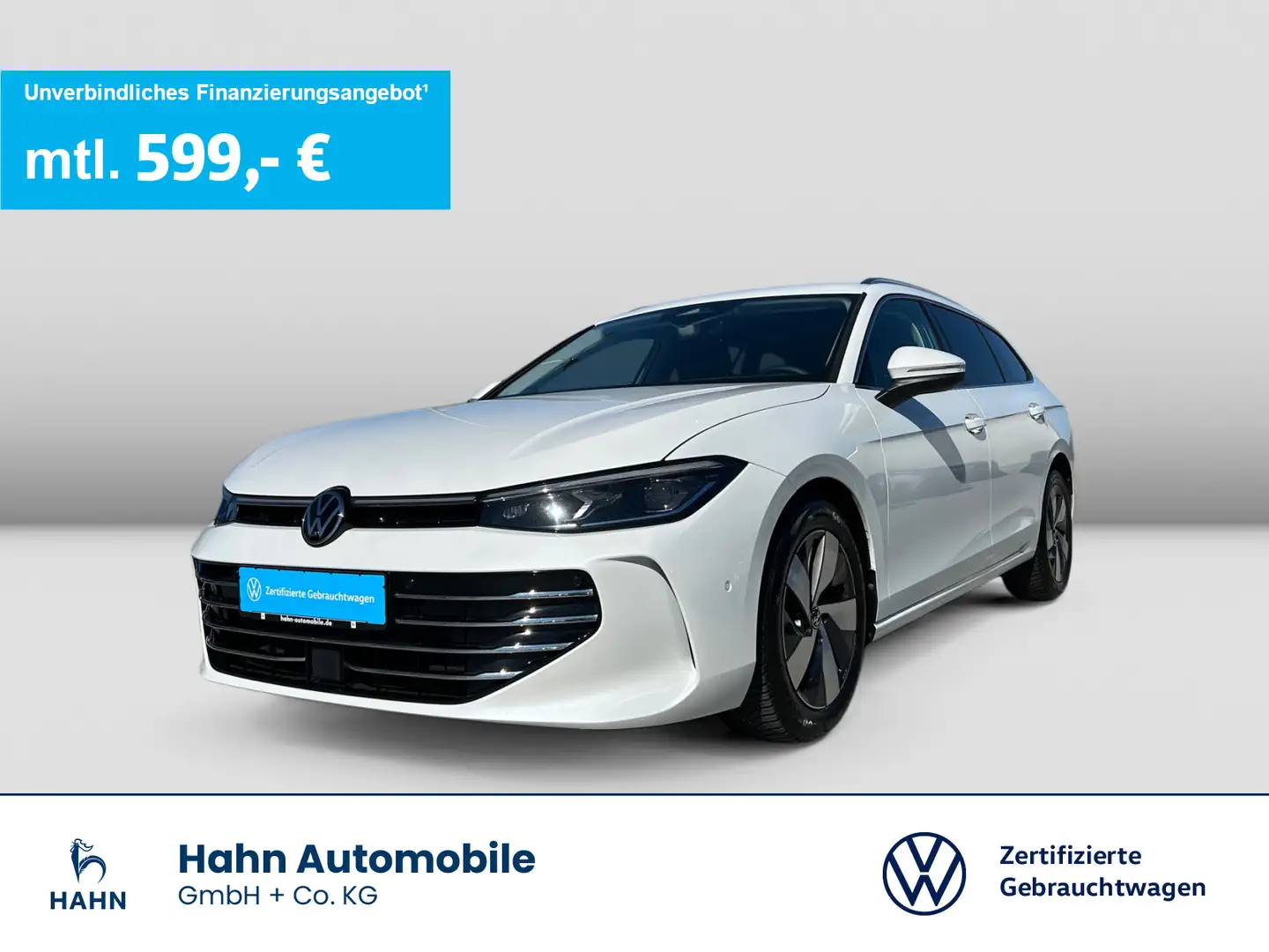 Volkswagen Passat Variant 2.0TDI DSG Elegance AHK Matrix Weiß - 1