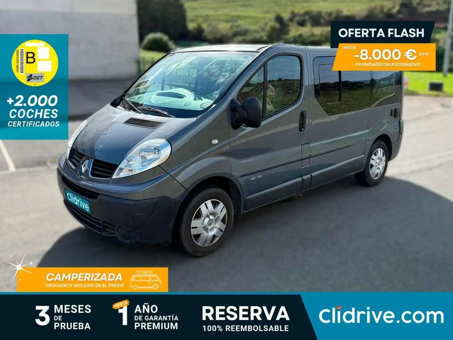 Renault Trafic Passenger Combi 9 2700 Corto dCi 115 E5 Gris - 1