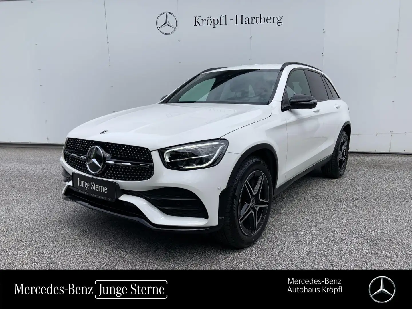 Mercedes-Benz GLC 220 d 4MATIC Shz Distr Ambi eHeck AMG PTS Weiß - 1