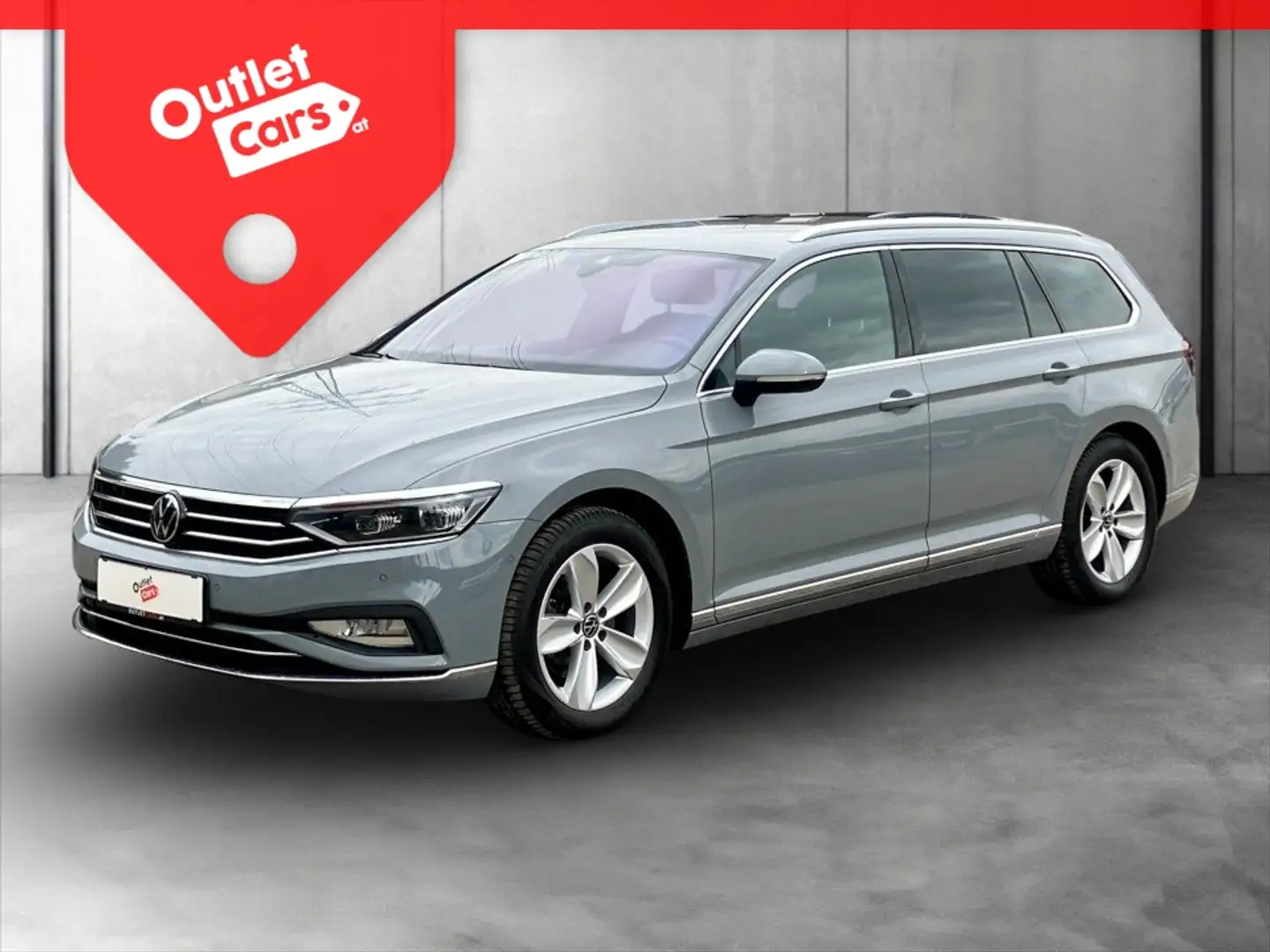 Volkswagen Passat Var. 2.0 TDI 4Mot. Eleg. DSG MATRIX+LEDER Grau - 1