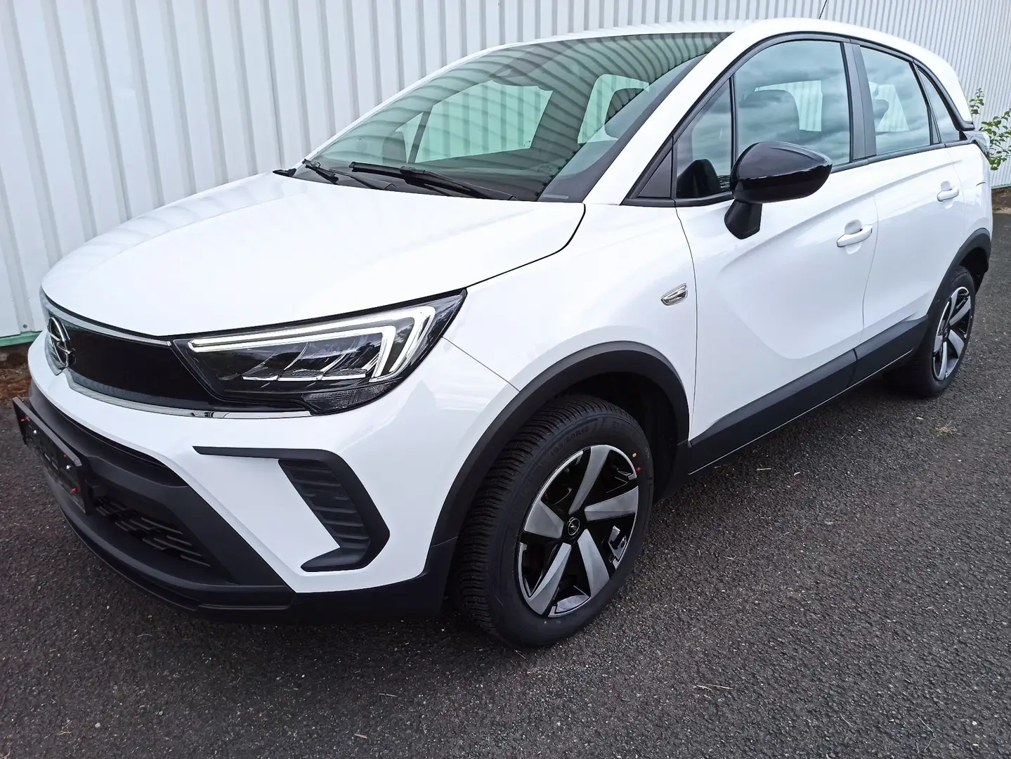Opel Crossland X 1,2 Turbo Edition AHK Tempo SHZG LED Klima 1.Hand Weiß - 1