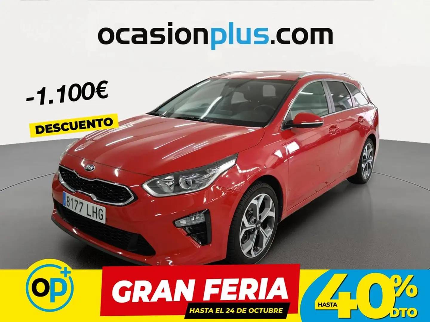 Kia Ceed / cee'd Tourer 1.0 T-GDi Eco-Dynamics Tech 120 Rojo - 1