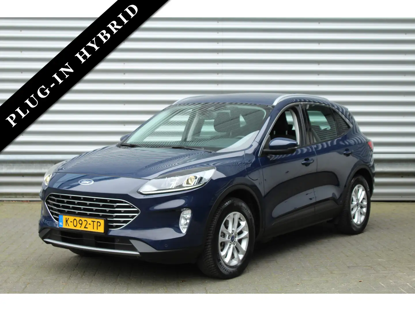 Ford Kuga 2.5 PHEV 225pk Titanium Automaat NL-Auto NAP Clima Blauw - 1