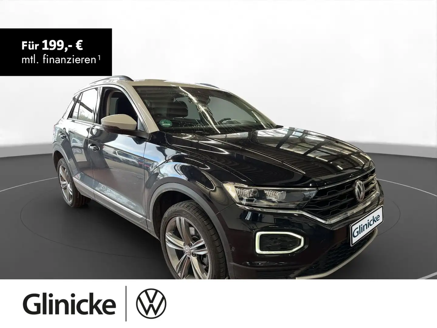 Volkswagen T-Roc 2.0 TDI DSG Navi RüKa Klima LED SHZ Schwarz - 1