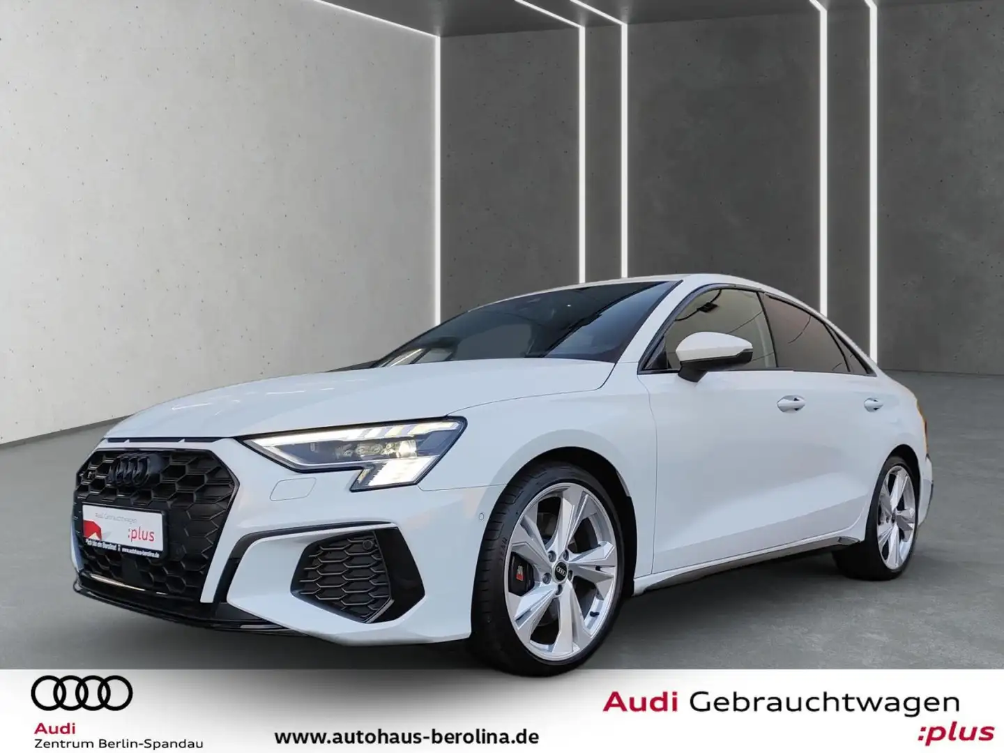 Audi S3 S3 Lim. *MATRIX*B&O*Opt.-Schwarz+*NAV+*Virt.C+* Weiß - 2