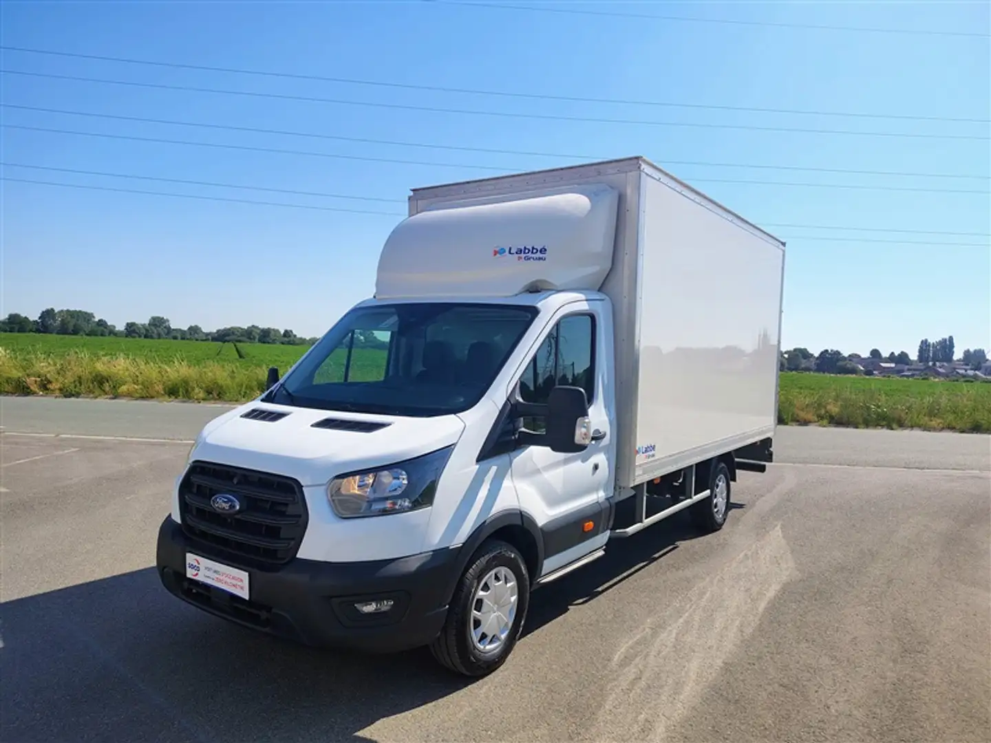 Ford Transit 2.0 TDCi 130cv CAISSE ALU / DHOLLANDIA Blanc - 1