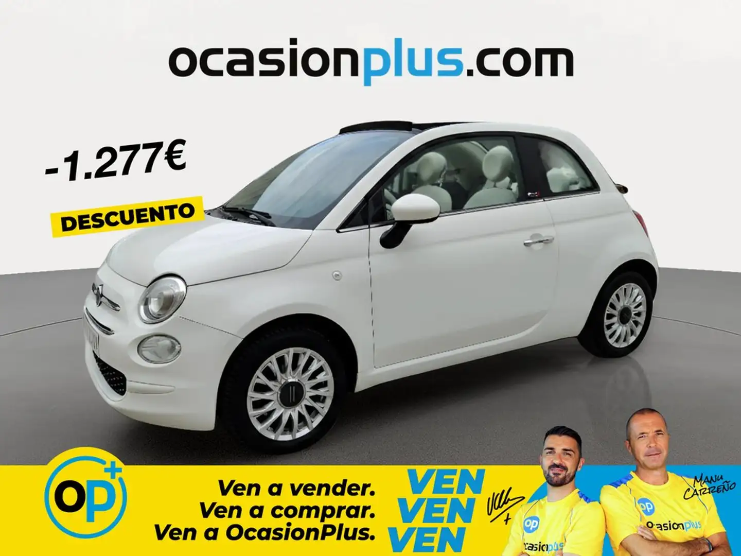 Fiat 500C 1.2 Lounge Blanco - 1