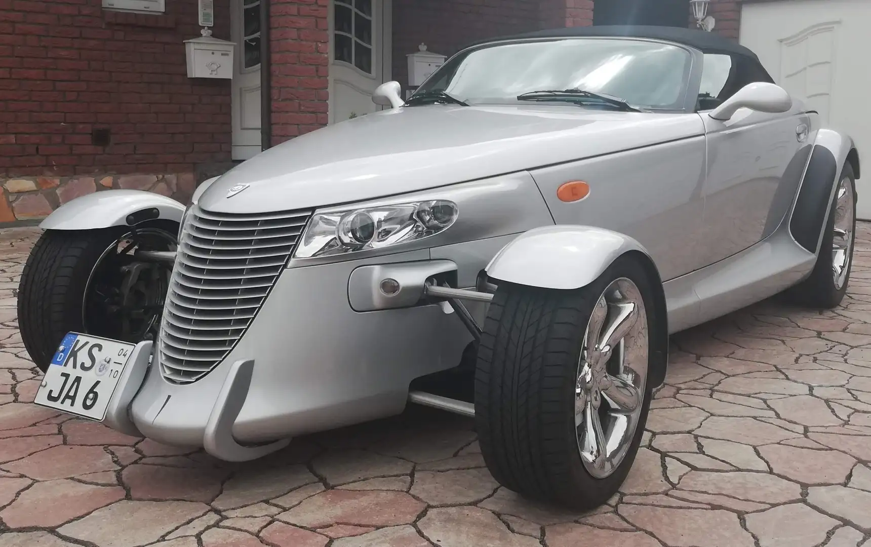 Chrysler Prowler original deutsches Fahrzeug Kilometertacho, Top Silber - 1