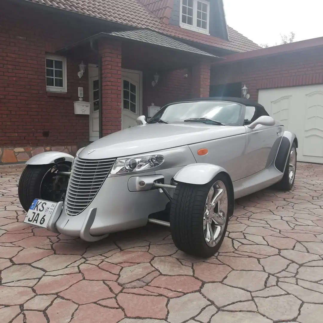 Chrysler Prowler original deutsches Fahrzeug Kilometertacho, Top Silber - 2