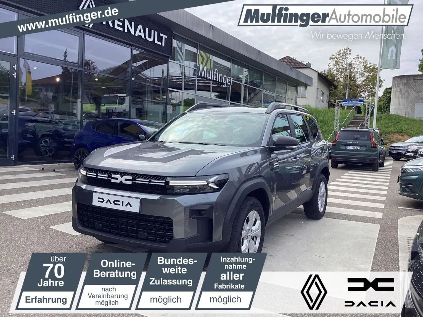 Dacia Bigster Essential TCe 140 EPH Kamera Klimaan. Bluetooth Gris - 1