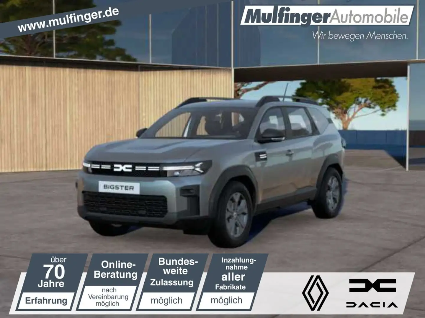 Dacia Bigster Essential TCe 140 EPH Kamera Klimaan. Bluetooth Grijs - 1
