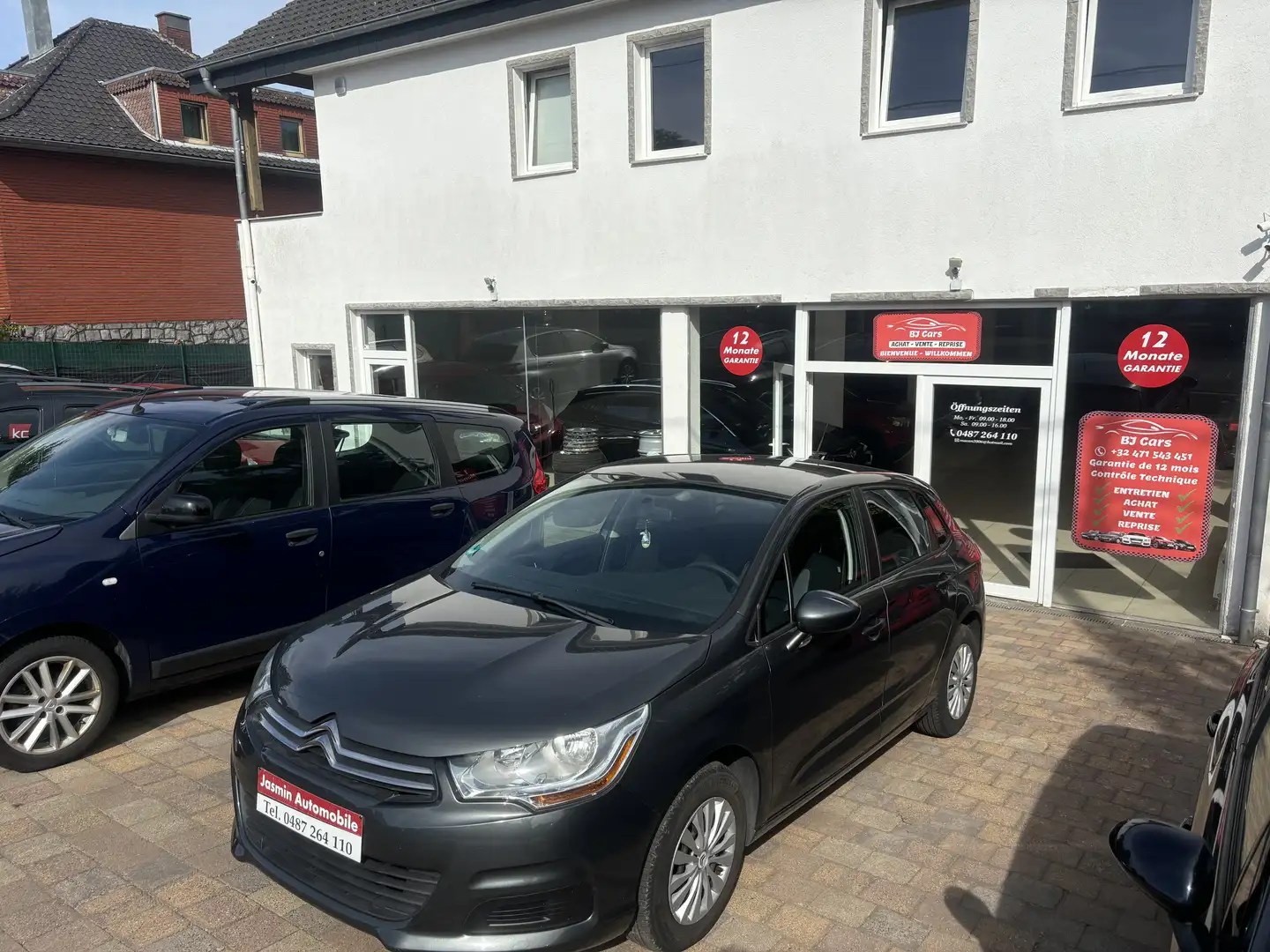 Citroen C4 1.4i*AIRCO*5PORTES*CARNET*AVEC CT-CARPASS* Gris - 1