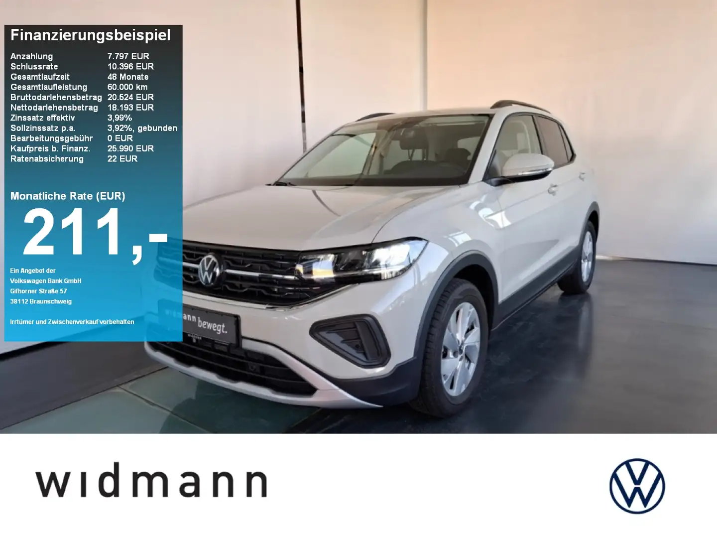 Volkswagen T-Cross 1.0 TSI 110 PS DSG ACC Kamera Grau - 1