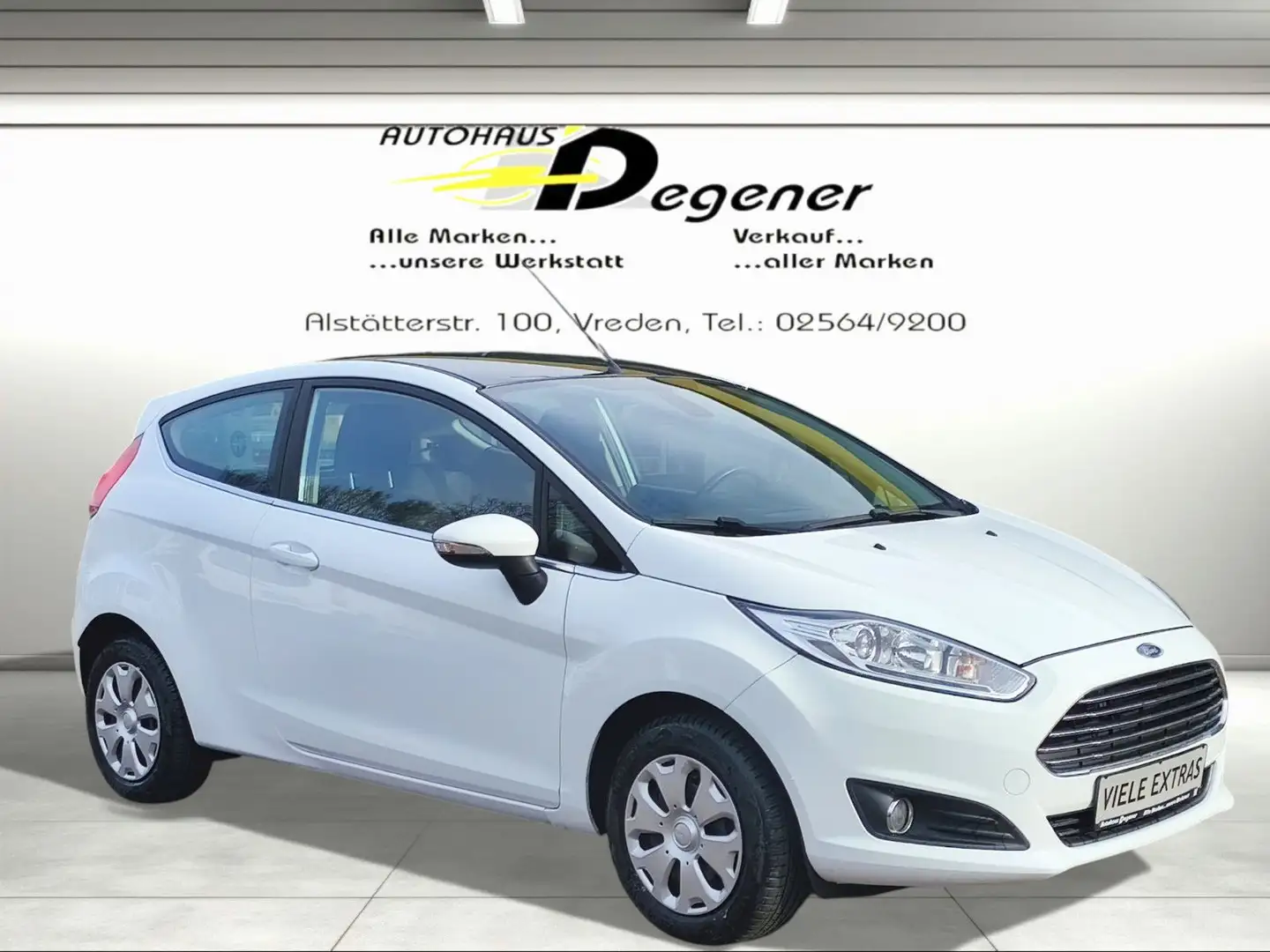 Ford Fiesta Titanium/ Sitzheizung/ Navi/ Allwetterreifen Weiß - 1