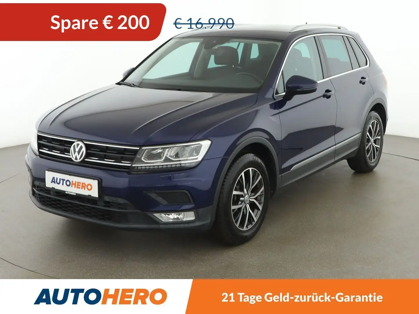 Volkswagen Tiguan 1.4 TSI Comfortline BlueMotion *ACC*SPUR*PDC*LED* Kék - 1