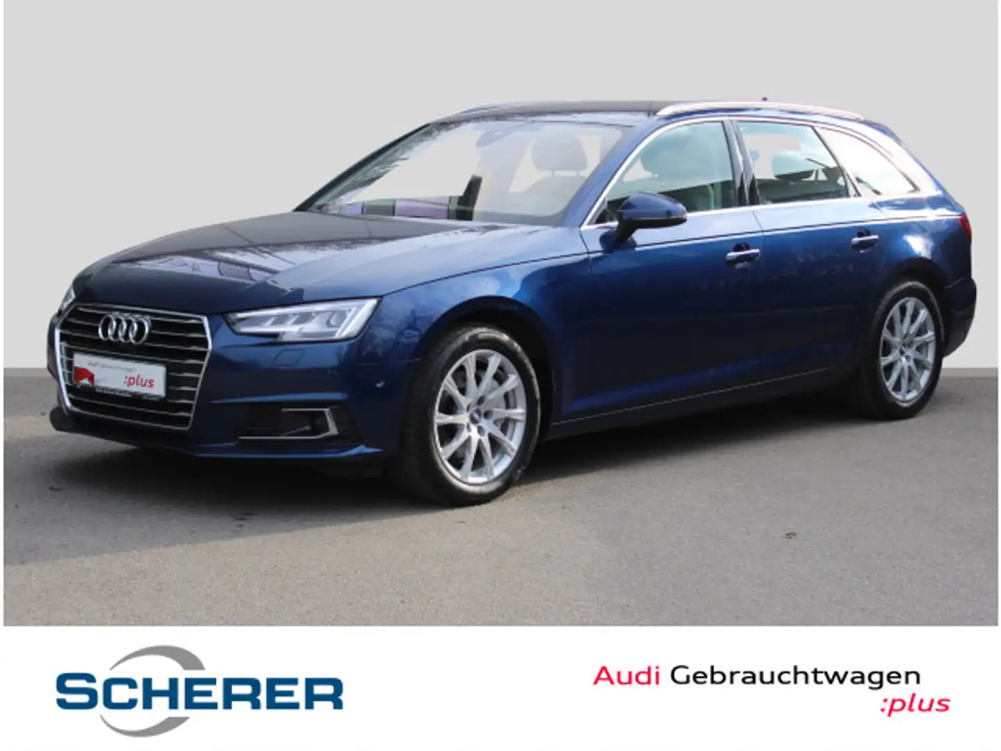 Audi A4 2.0 TDI Design S tro. Matrix/B&O/Standh Blau - 1