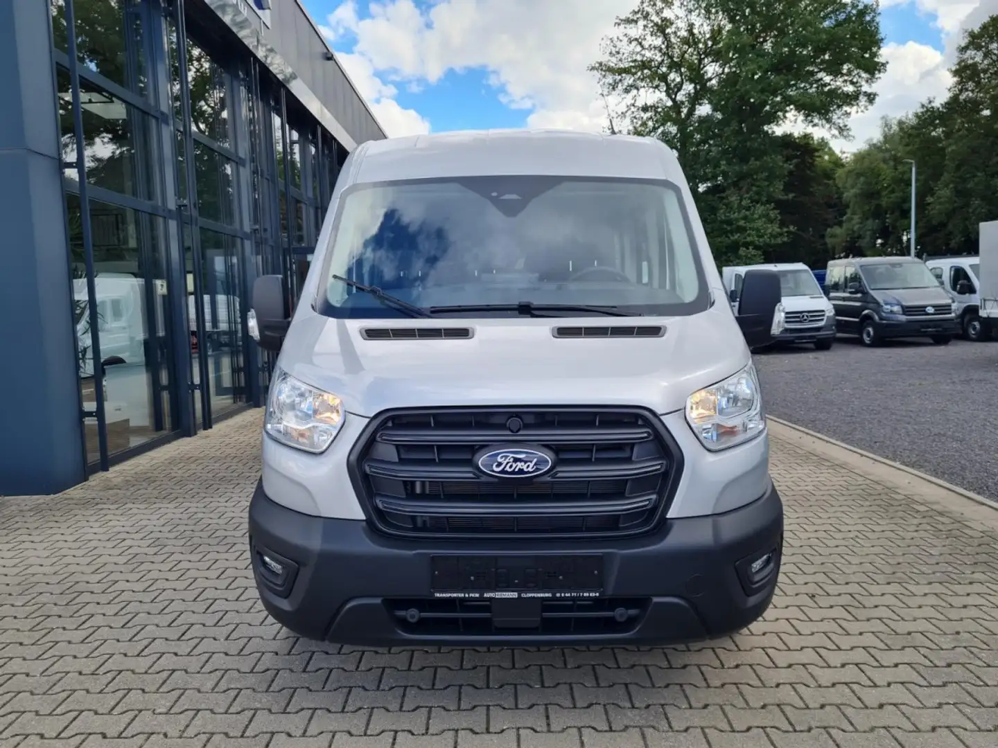 Ford Transit 3,5t Kasten Doka TDCi L3 Trend AHK PDC KAM Zilver - 2