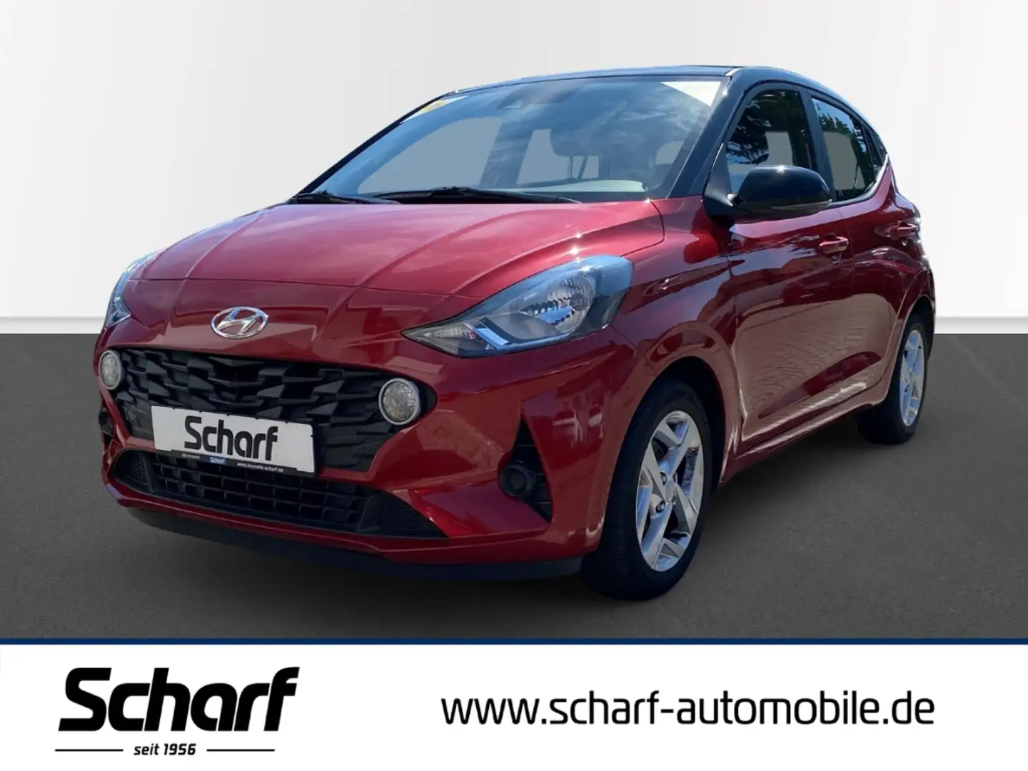Hyundai i10 Trend Klimaaut. SHZ Multifunktionslenkr. Rot - 1