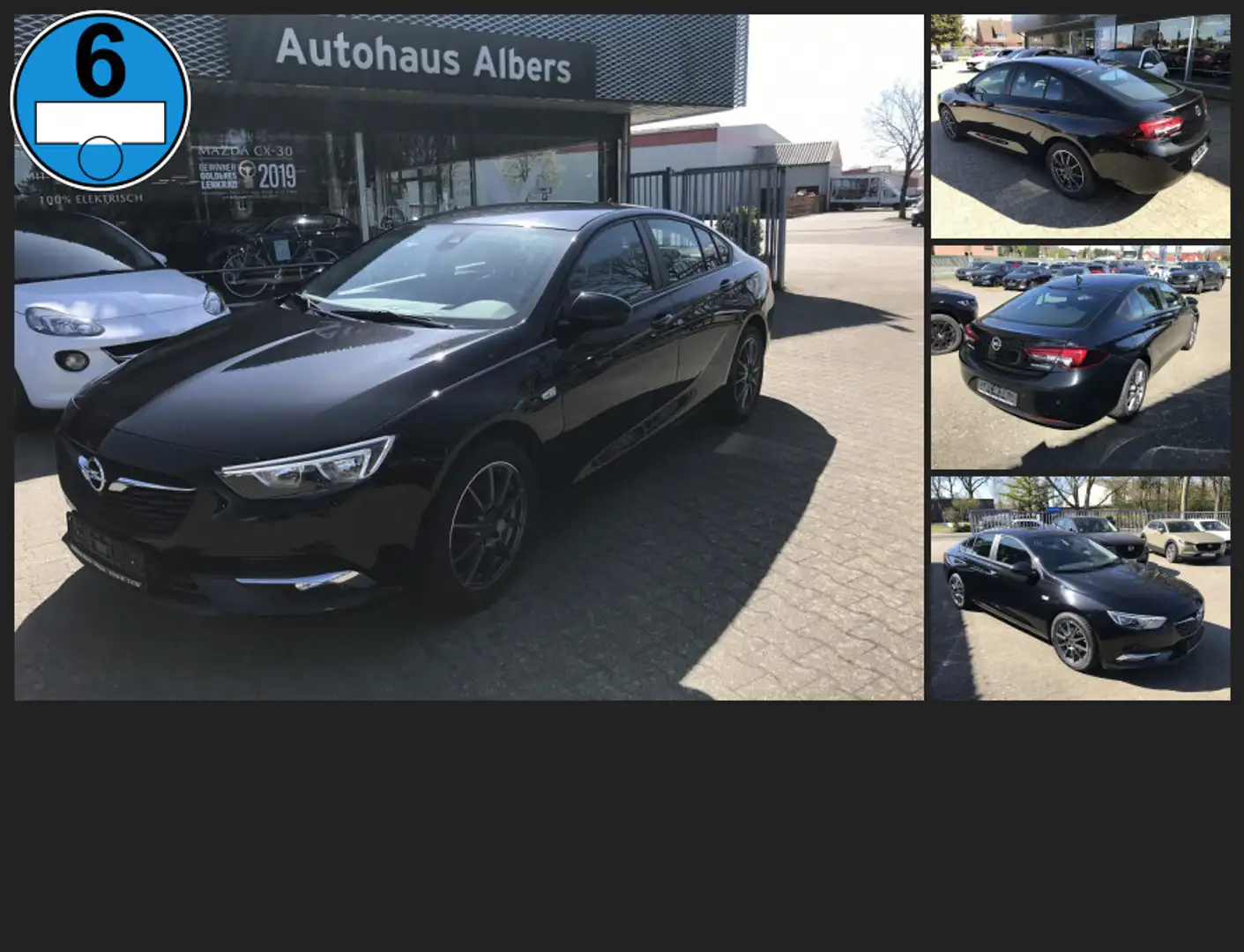 Opel Insignia B Grand Sport Business Edition, NAVI, ALU-F, ... Negro - 1