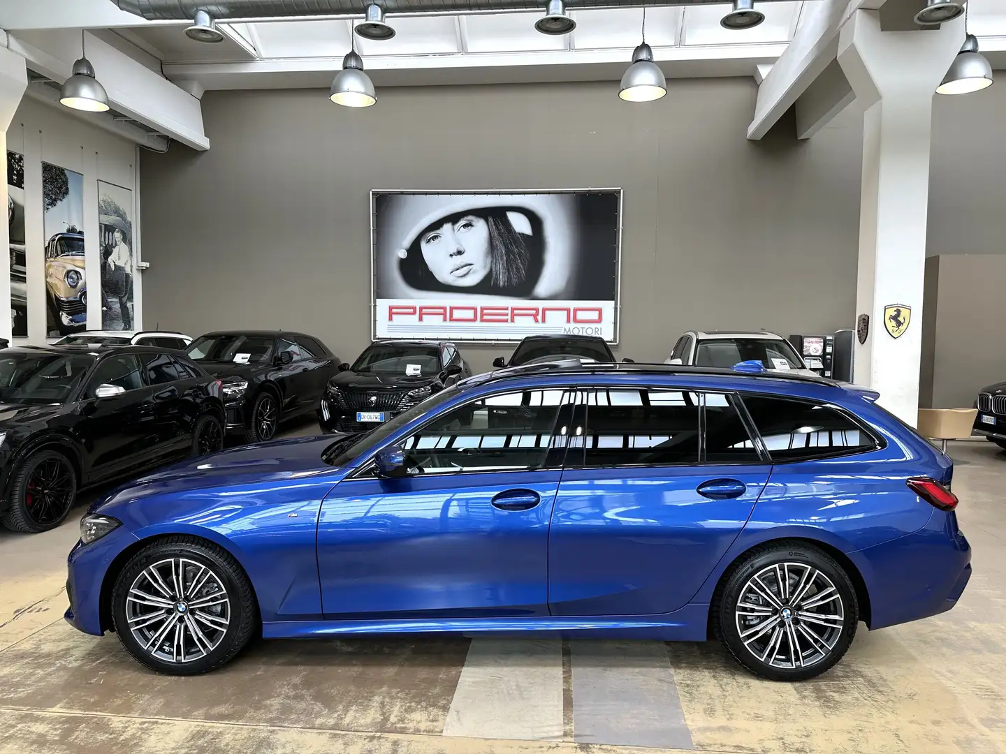 BMW 320 d Touring 48V xdrive Msport - Tetto - Camera - IVA Bleu - 2