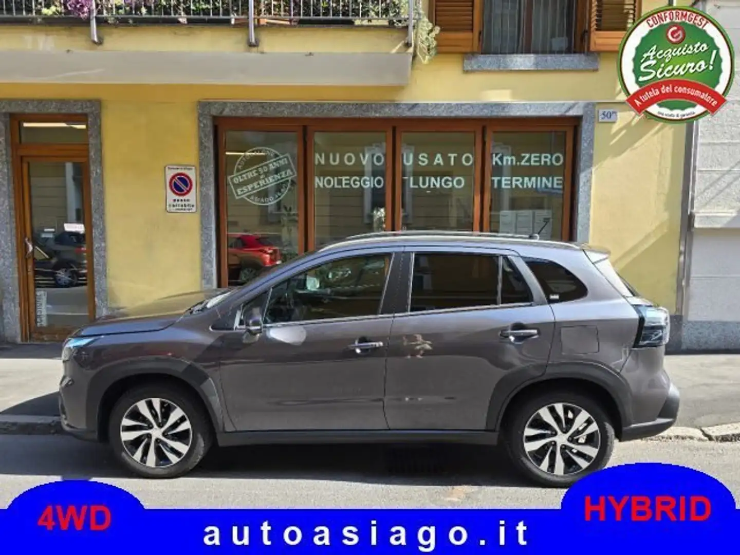 Suzuki S-Cross S-Cross II 2022 1.4h Top+ 4wd allgrip 129cv Gris - 1
