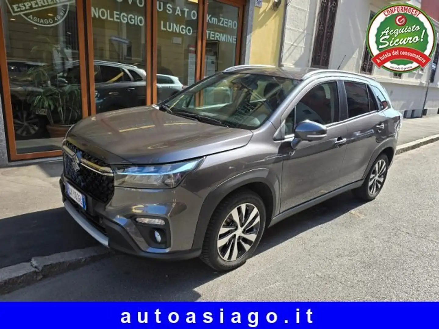 Suzuki S-Cross S-Cross II 2022 1.4h Top+ 4wd allgrip 129cv Gris - 2