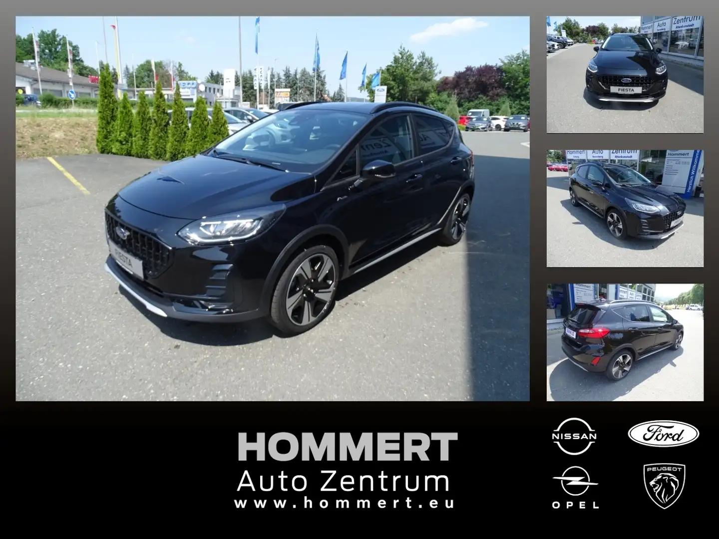 Ford Fiesta 1.0 EcoBoost M-Hybrid Active FLA SpurH Negro - 1