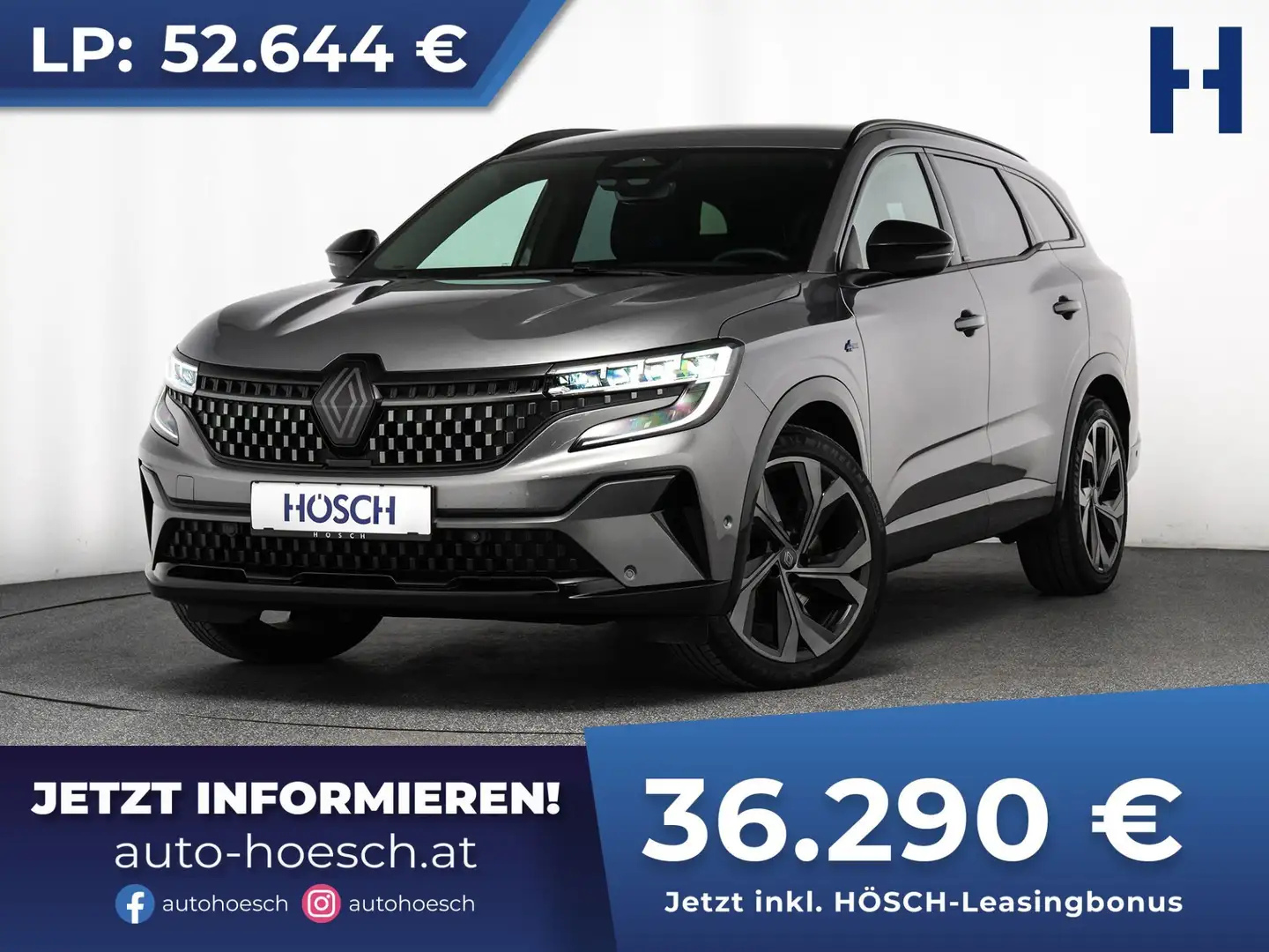 Renault Espace Esprit Alpine E-Tech 200 HEAD-UP 7-SITZE ASSIST+++ Grau - 1