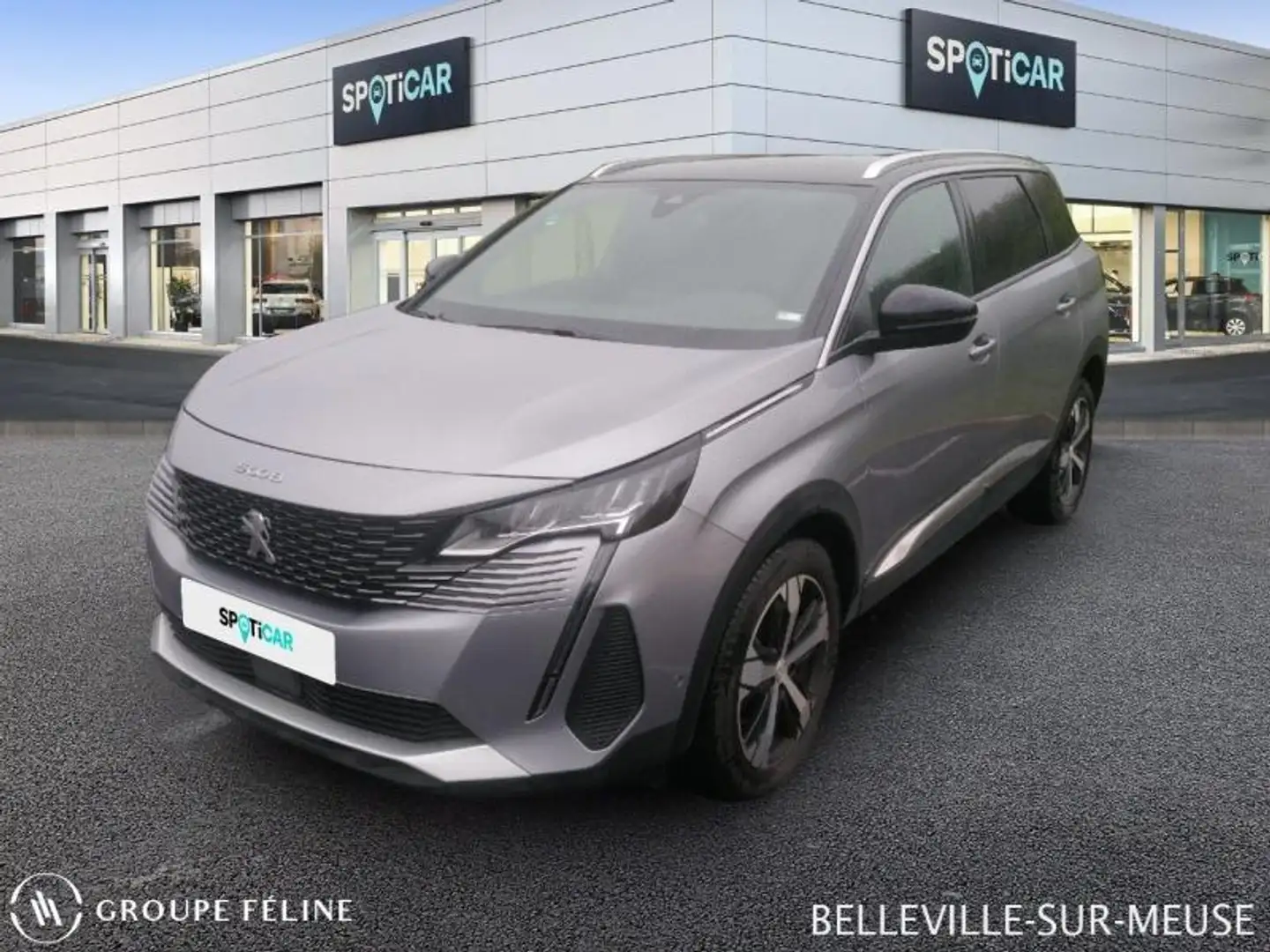 Peugeot 5008 1.5 BlueHDi 130ch S\u0026S Allure Pack EAT8 Gris - 1