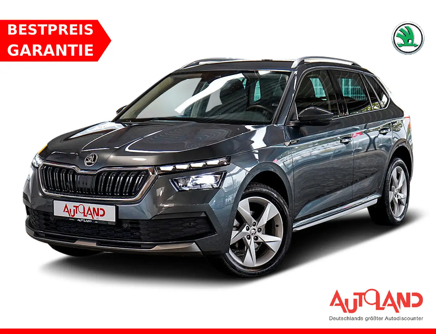 Skoda Kamiq 1.0 TSI Style DSG LED SmartLink AHK Kamera Grau - 1