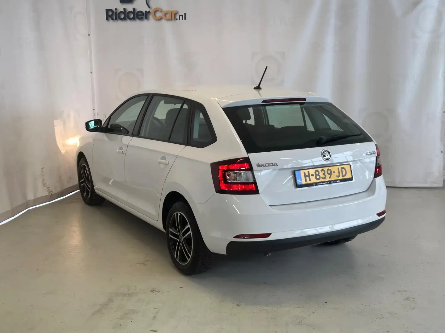 Skoda Rapid/Spaceback 1.0 TSI Greentech Clever|AIRCO|VELGEN|ELEK RAMEN V Wit - 2