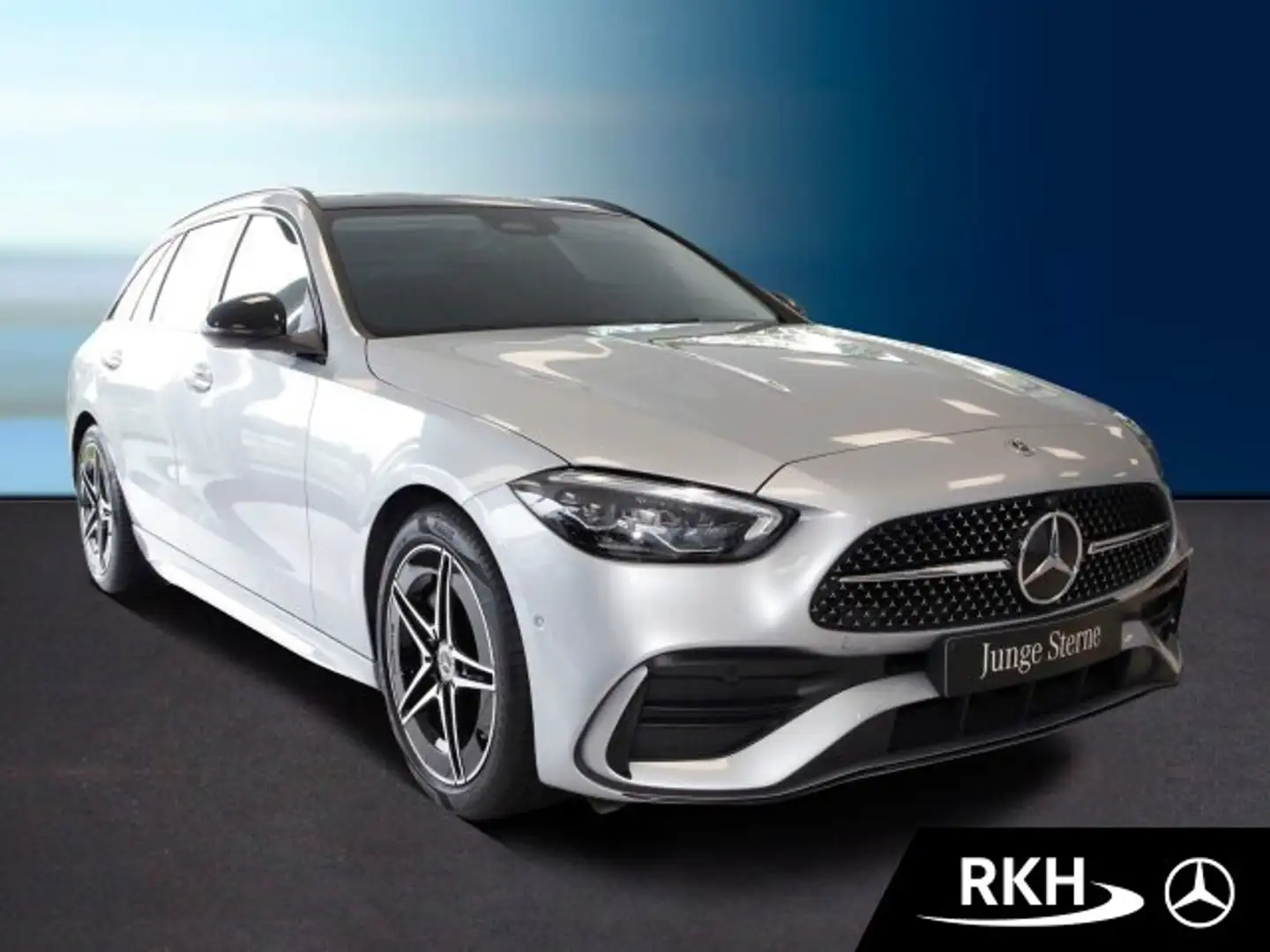 Mercedes-Benz C 180 C 180 T AMG Line Night/Pano/Kamera/Totw/LED/Navi Silber - 2