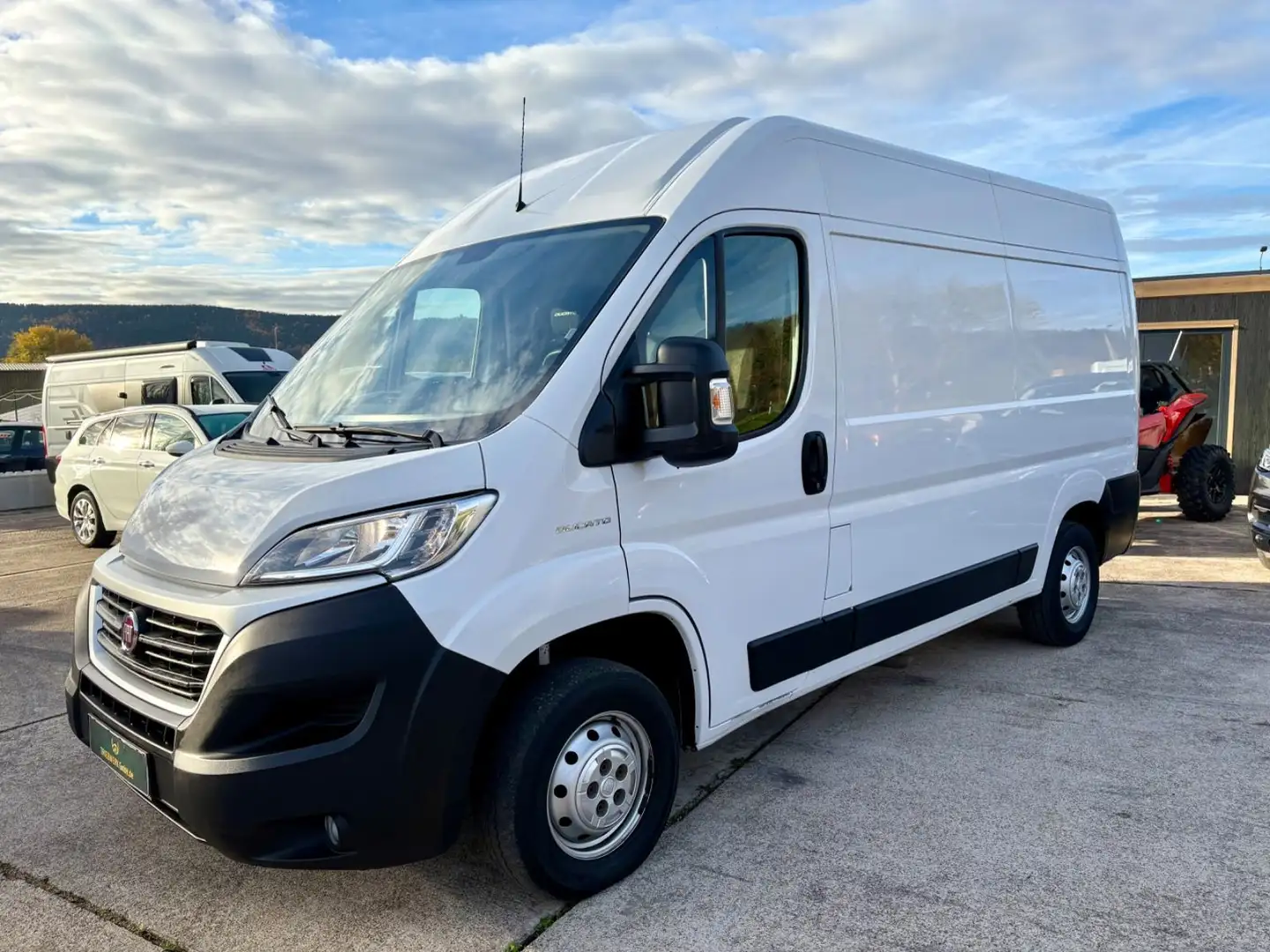 Fiat Ducato 130 L2H2 Navi Kamera AHK Klima Tüv neu Weiß - 1