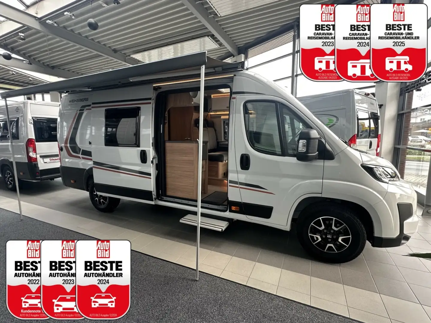 Weinsberg CaraBus 630 ME FIRE MEGA EXTRAS+AHK+TV+Solar+Marki Blanco - 1